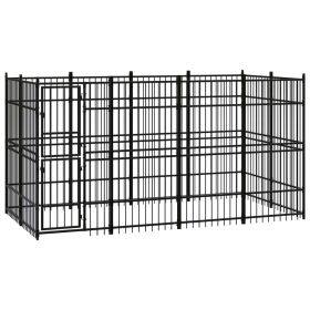 Outdoor Dog Kennel Steel 79.3 ftÂ¬â‰¤