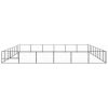 Dog Kennel Black 516.7 ftÂ¬â‰¤ Steel