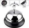 Stainless Steel Desktop Reception Desk Service Servant Bell