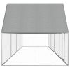 Chicken Coop 26.2'x6.6'x6.6' Galvanized Steel