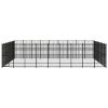 Outdoor Dog Kennel Steel 714.3 ftÂ¬â‰¤