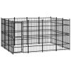 Outdoor Dog Kennel Steel 119 ftÂ¬â‰¤