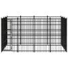 Outdoor Dog Kennel Steel 119 ftÂ¬â‰¤